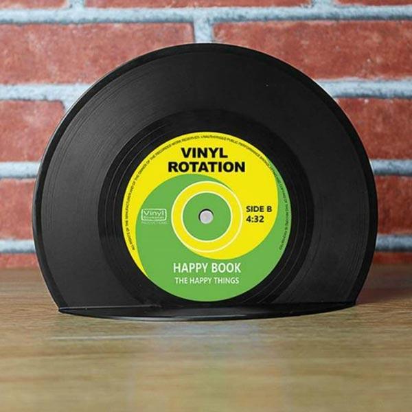 Retro Vinyl Record Bookends | Stornfield