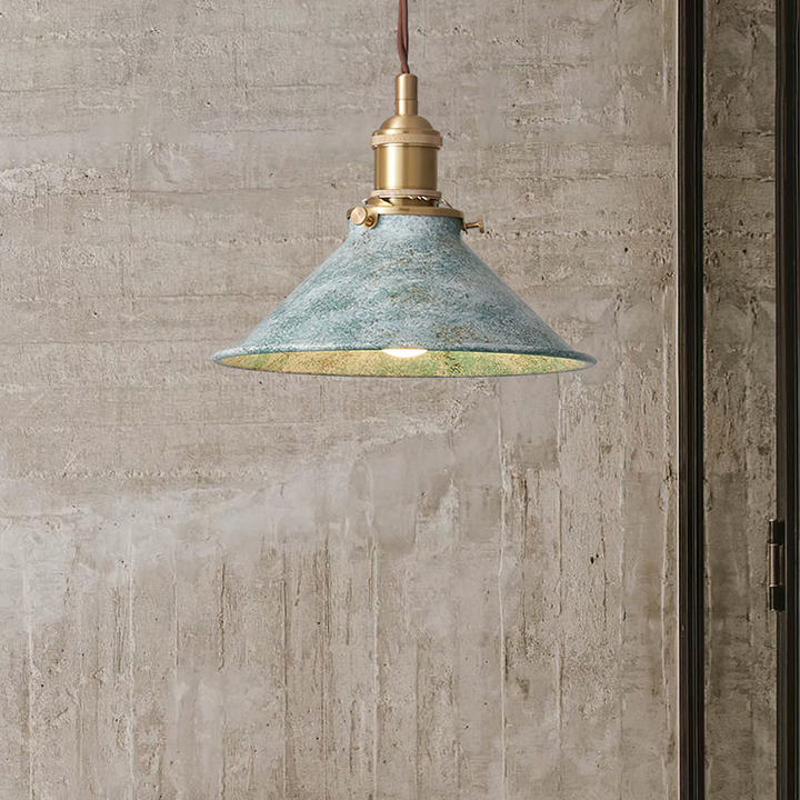 Retro Industrial Metal Fanale Pendant Light | Stornfield