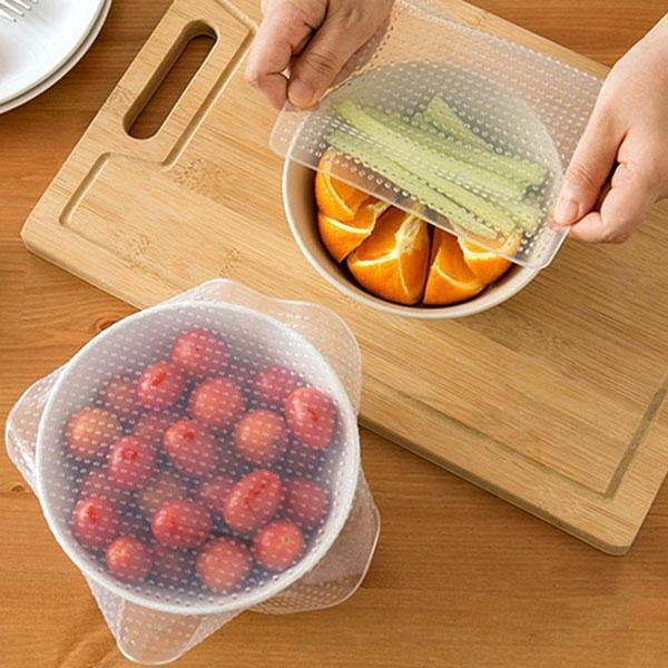 Reusable Silicone Food Wrap (Set of 4) | Stornfield