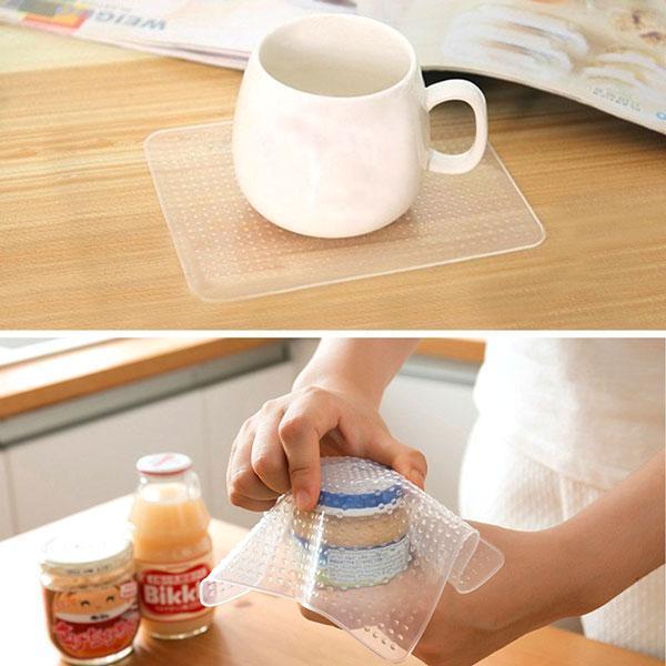 Reusable Silicone Food Wrap (Set of 4) | Stornfield