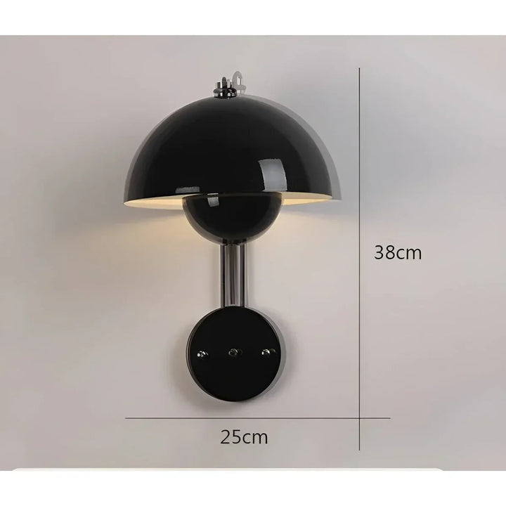 BudLume - Cozy Scandinavian Mushroom Wall Lamp Stornfield