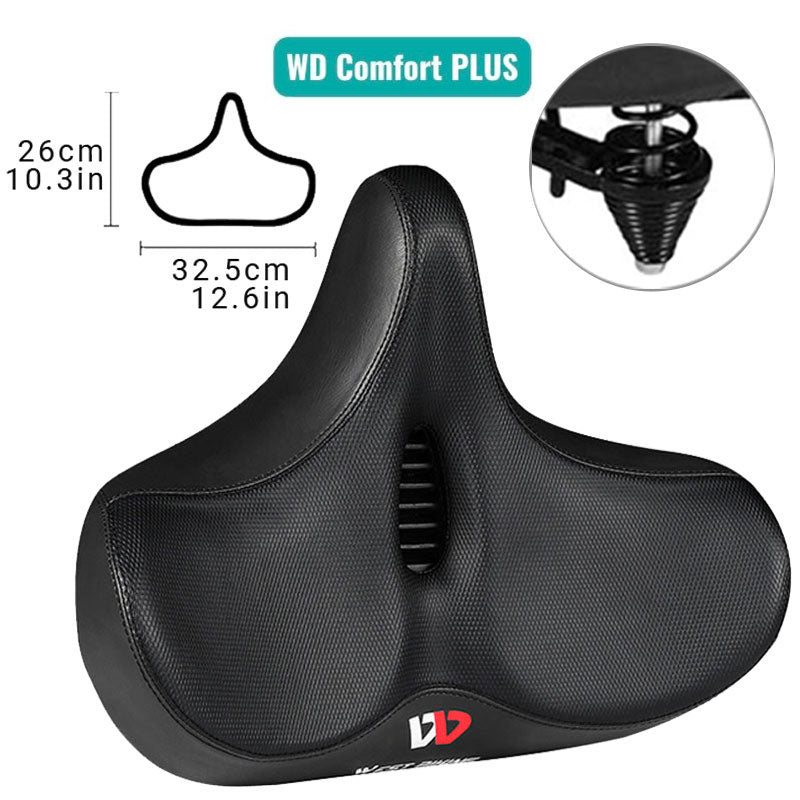 RidEase comfortable, ergonomically shaped bike saddle | Stornfield