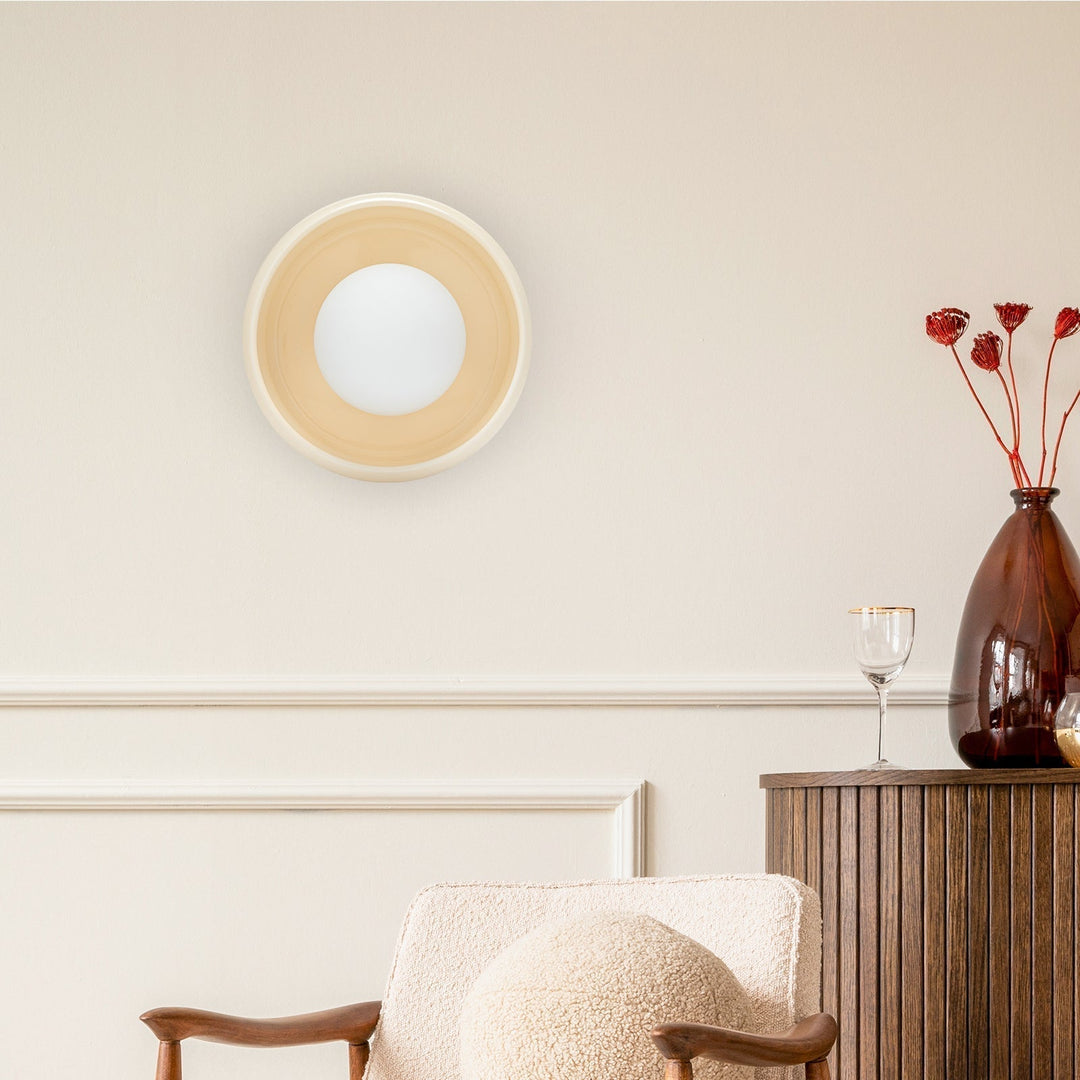 Round Ceramic Wall Lamp - Circo | Stornfield