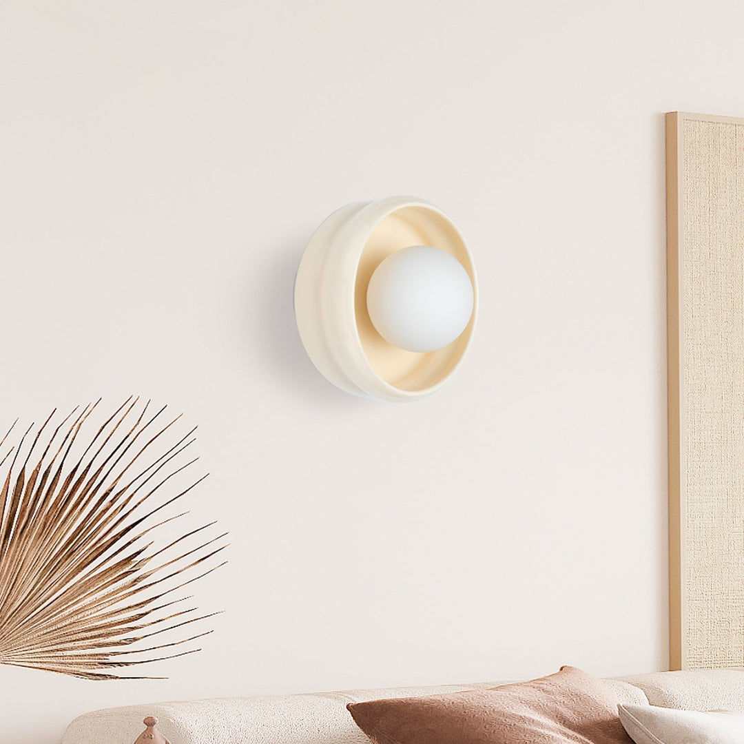 Round Ceramic Wall Lamp - Circo | Stornfield