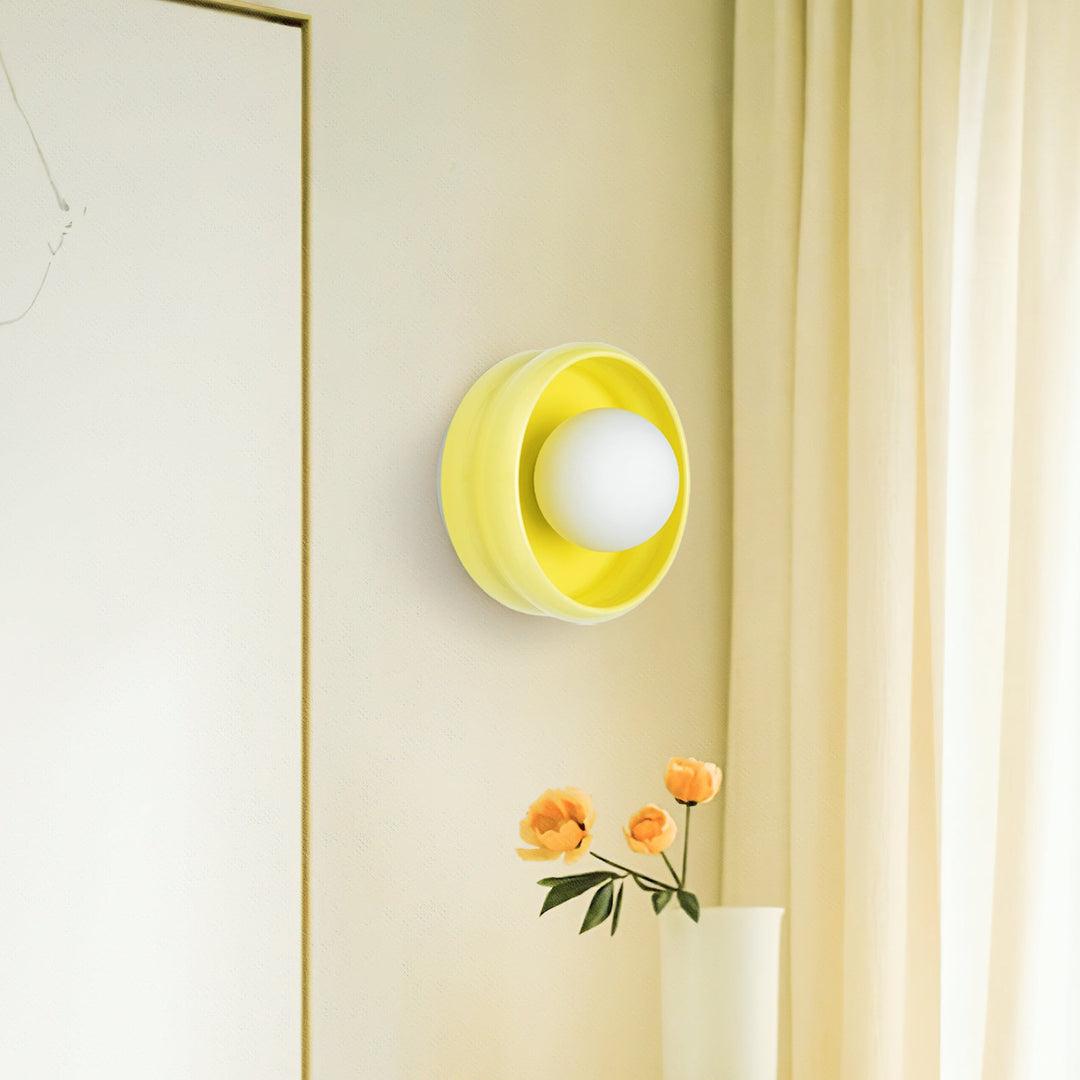 Round Ceramic Wall Lamp - Circo | Stornfield