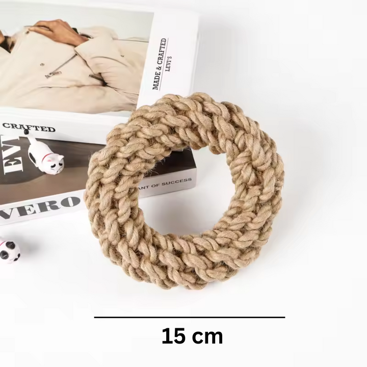 Stornfield robust cotton chew ring for dogs