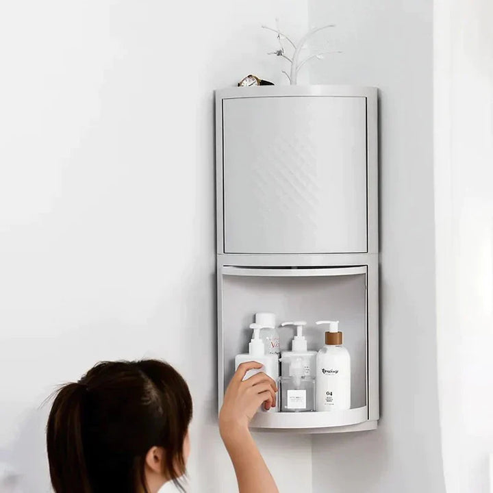 Rotatable Corner Bathroom Organizer Stornfield