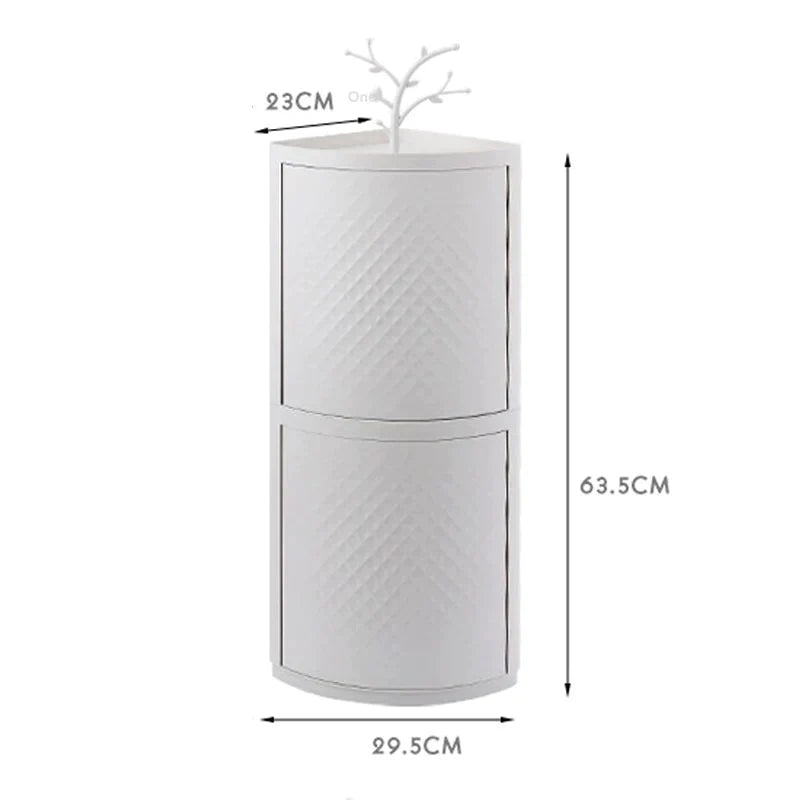 Rotatable Corner Bathroom Organizer Stornfield