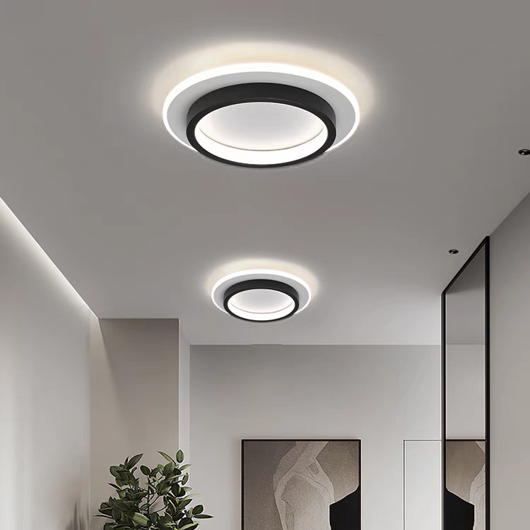 Round Metal Acrylic LED Ceiling Light | Stornfield
