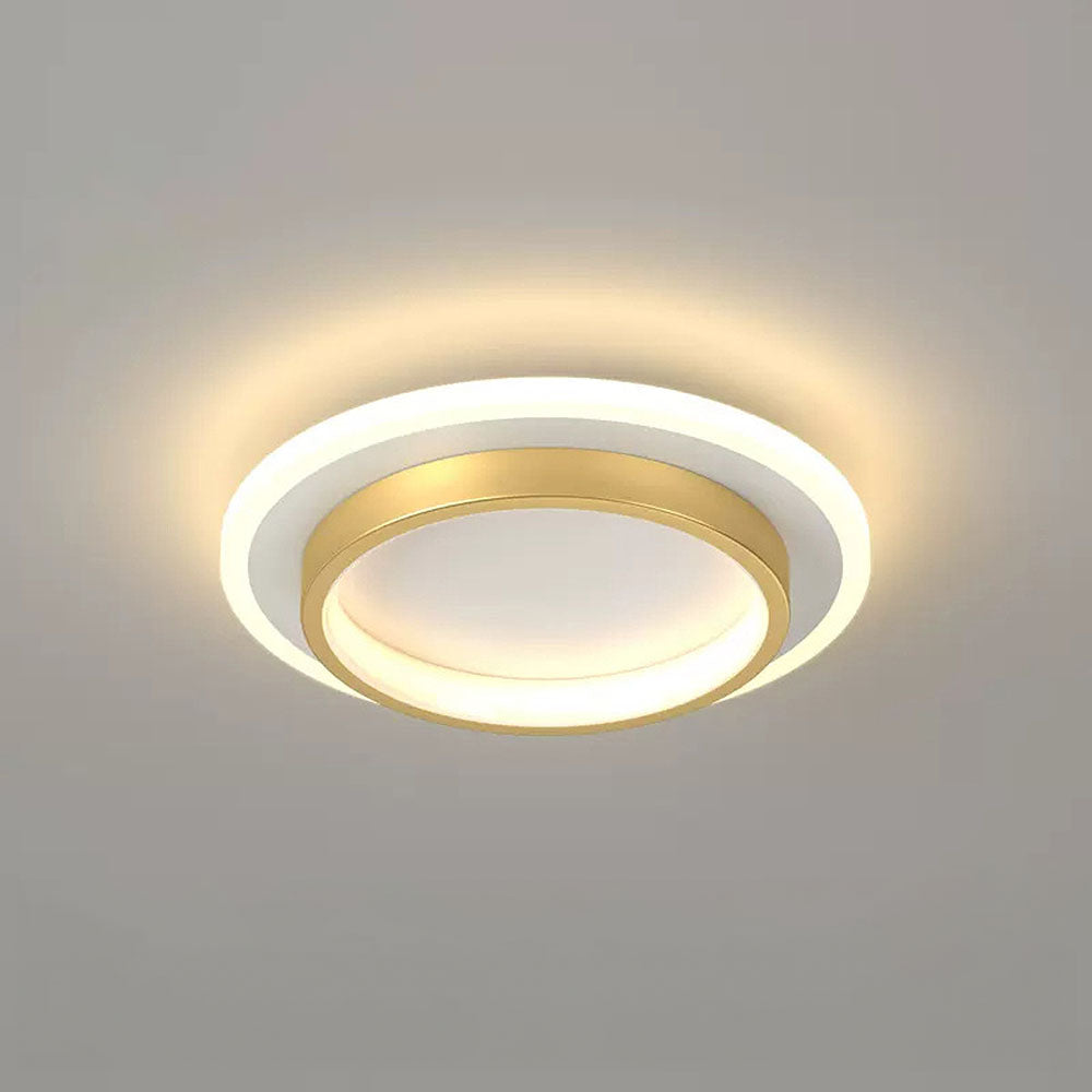 Round Metal Acrylic LED Ceiling Light | Stornfield