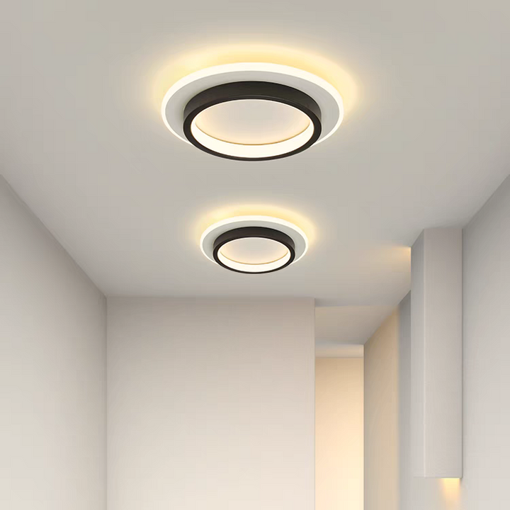 Round Metal Acrylic LED Ceiling Light | Stornfield