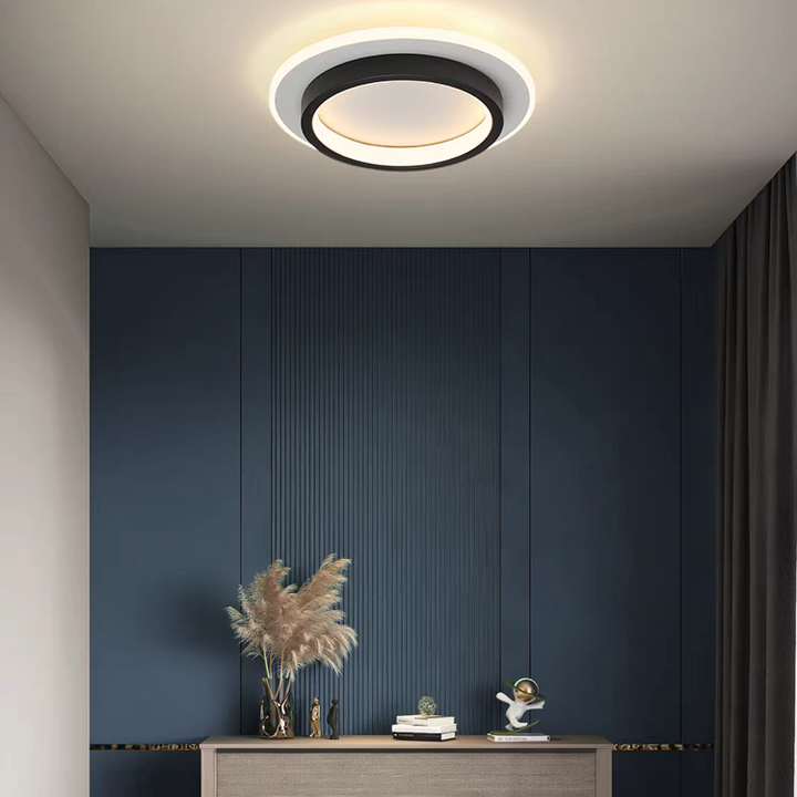 Round Metal Acrylic LED Ceiling Light | Stornfield