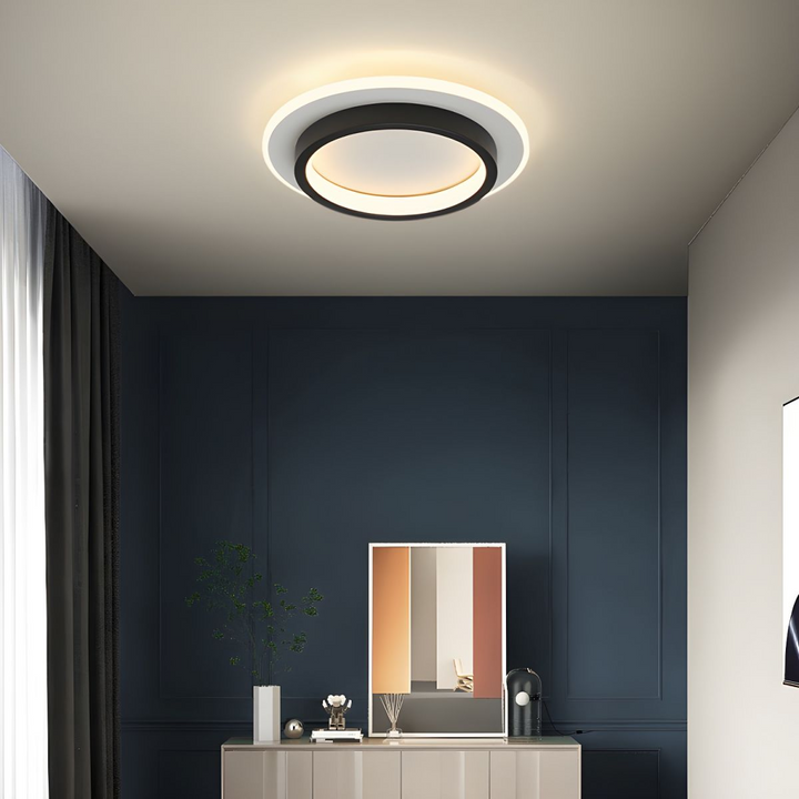 Round Metal Acrylic LED Ceiling Light | Stornfield