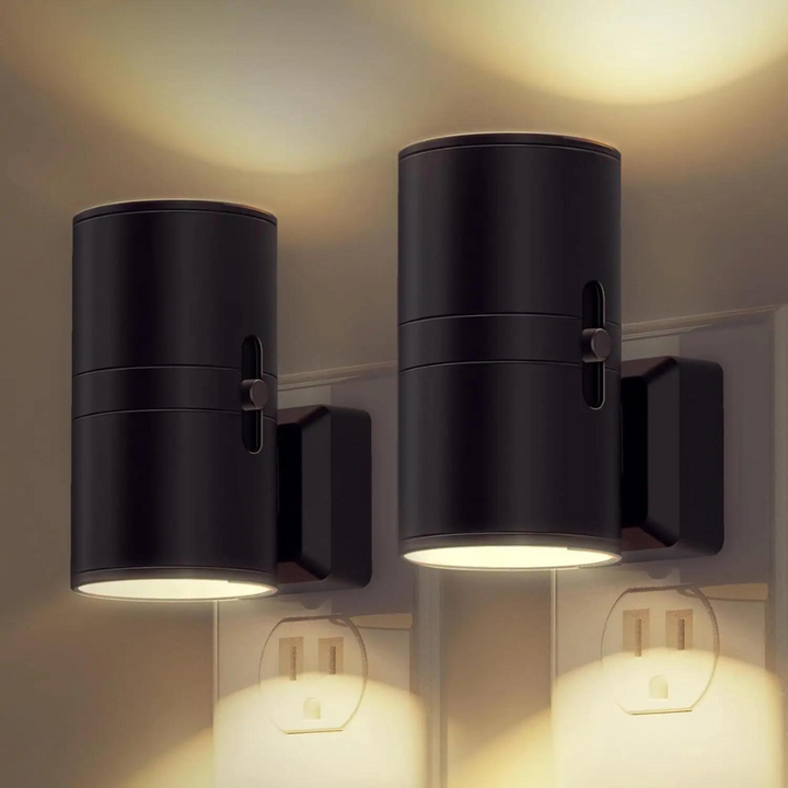 Stornfield | Dimmable Plug-in Night Light with Motion Sensor - LED Light for Bedrooms, Hallways, and Stairs