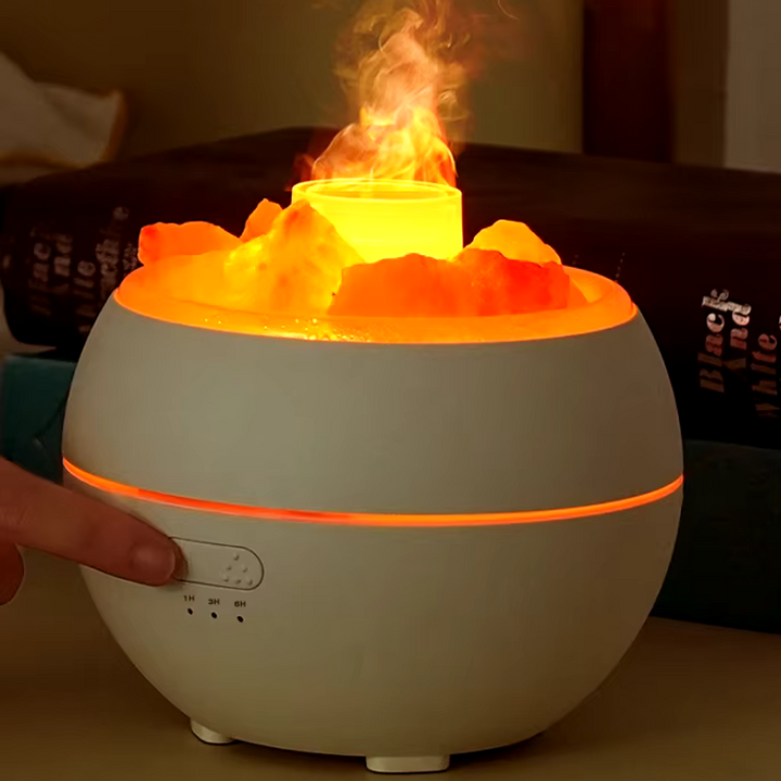 Stornfield | Salt Diffuser - 3-in-1 Essential Oil Diffuser, Himalayan Salt Lamp & Air Humidifier