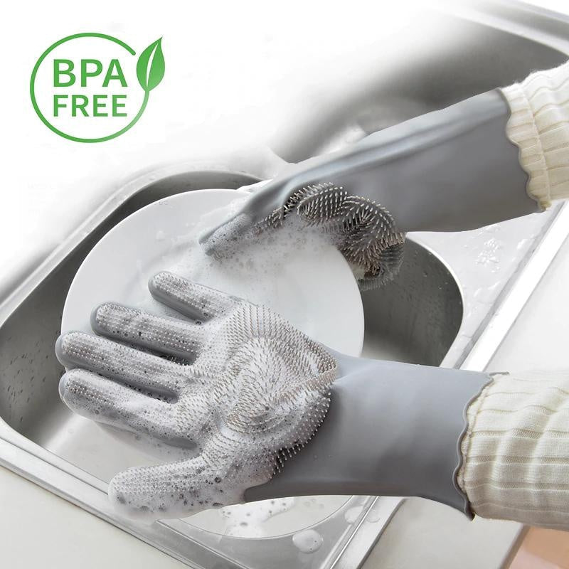 Multi-Purpose Scrubber Dishwashing Gloves | Stornfield