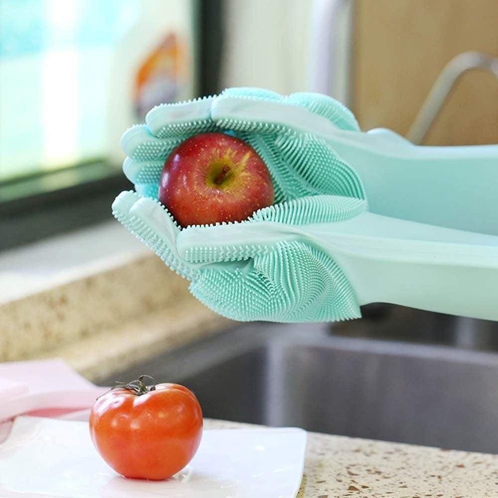 Multi-Purpose Scrubber Dishwashing Gloves | Stornfield