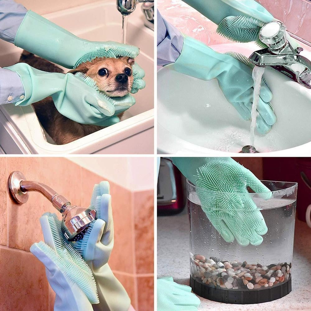 Multi-Purpose Scrubber Dishwashing Gloves | Stornfield