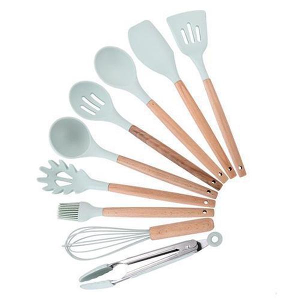 Rustic Kitchen Utensils with Wooden Handles | Stornfield