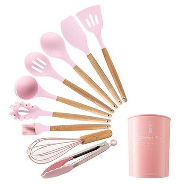 Rustic Kitchen Utensils with Wooden Handles | Stornfield