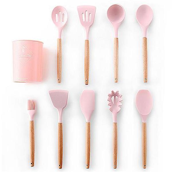 Rustic Kitchen Utensils with Wooden Handles | Stornfield