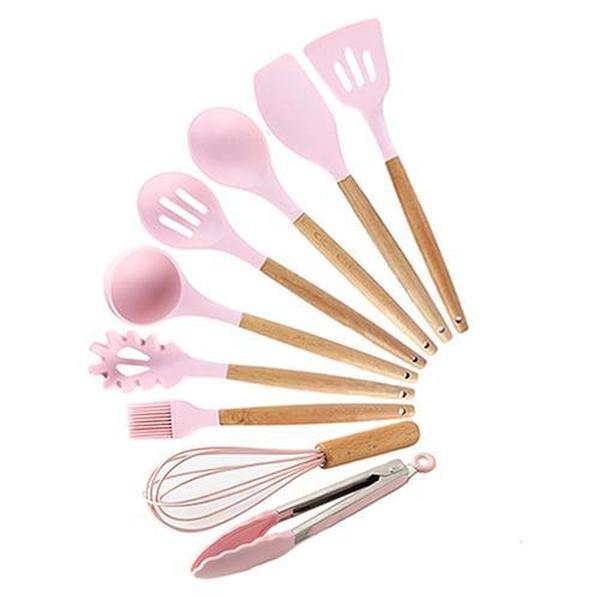 Rustic Kitchen Utensils with Wooden Handles | Stornfield