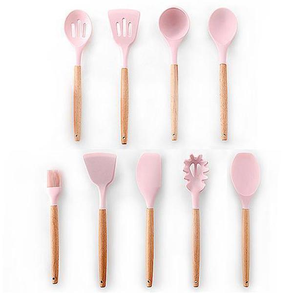 Rustic Kitchen Utensils with Wooden Handles | Stornfield