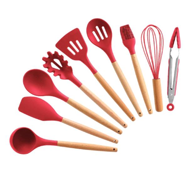 Rustic Kitchen Utensils with Wooden Handles | Stornfield