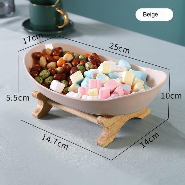 Rustic Tier Plate Wooden Stand With Plates (Various Designs & Colors) | Stornfield