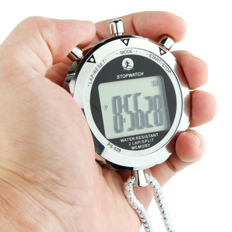 Stornfield | PS528 Metal Stopwatch Professional Chronograph Handheld Digital LCD Sports Counter Timer with Strap