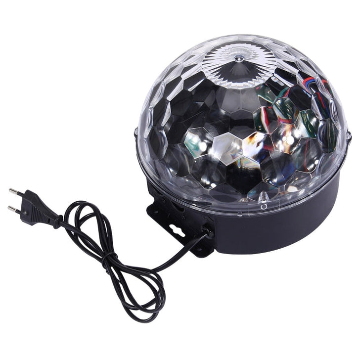 Stornfield | Digital RGB LED Crystal Magic Ball, Stage Effect Light, Colorful Pattern Lighting for Party, Disco, DJ, Bar