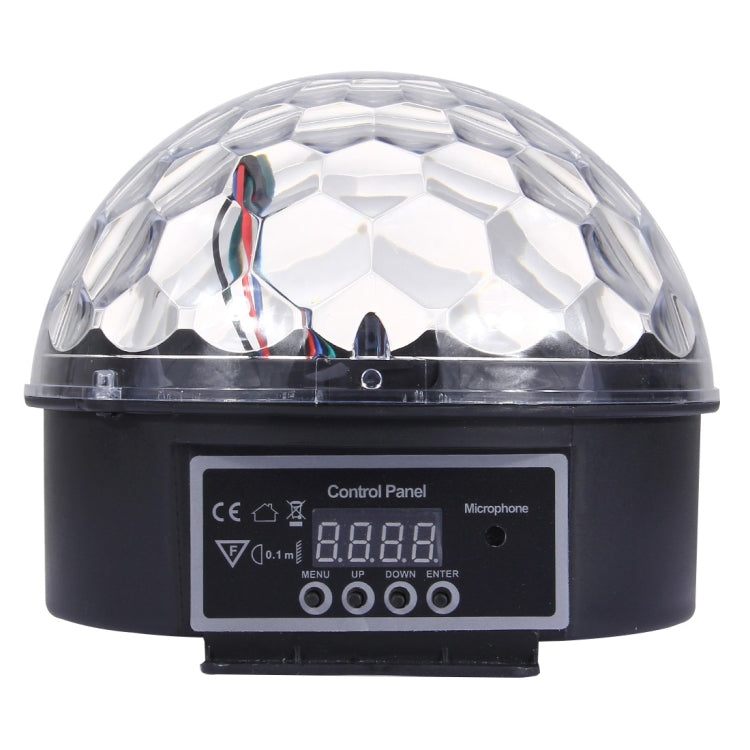 Stornfield | Digital RGB LED Crystal Magic Ball, Stage Effect Light, Colorful Pattern Lighting for Party, Disco, DJ, Bar