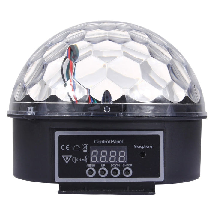 Stornfield | Digital RGB LED Crystal Magic Ball, Stage Effect Light, Colorful Pattern Lighting for Party, Disco, DJ, Bar