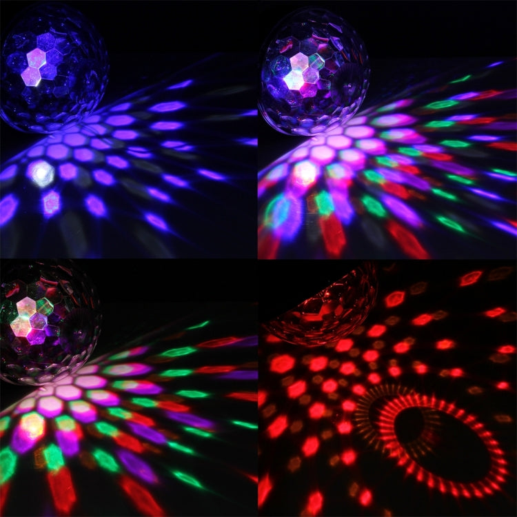 Stornfield | Digital RGB LED Crystal Magic Ball, Stage Effect Light, Colorful Pattern Lighting for Party, Disco, DJ, Bar