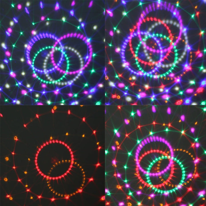 Stornfield | Digital RGB LED Crystal Magic Ball, Stage Effect Light, Colorful Pattern Lighting for Party, Disco, DJ, Bar
