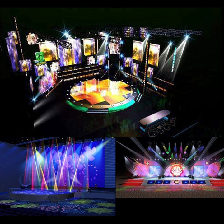 Stornfield | Digital RGB LED Crystal Magic Ball, Stage Effect Light, Colorful Pattern Lighting for Party, Disco, DJ, Bar