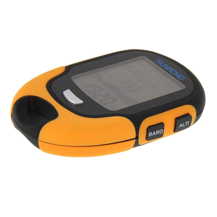 Stornfield | SUNROAD Multifunction Digital LCD Altimeter with Compass, Barometer, Thermometer, Hygrometer, Weather Forecast, LED Flashlight, and Clock