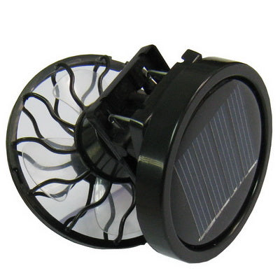 Mini Portable Clip-on Solar Power Cell Travel Cooling Cool Fan(Black) | Stornfield