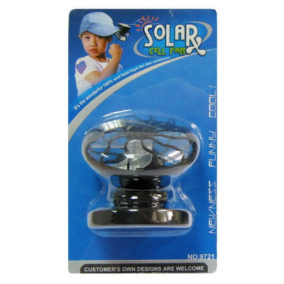 Mini Portable Clip-on Solar Power Cell Travel Cooling Cool Fan(Black) | Stornfield