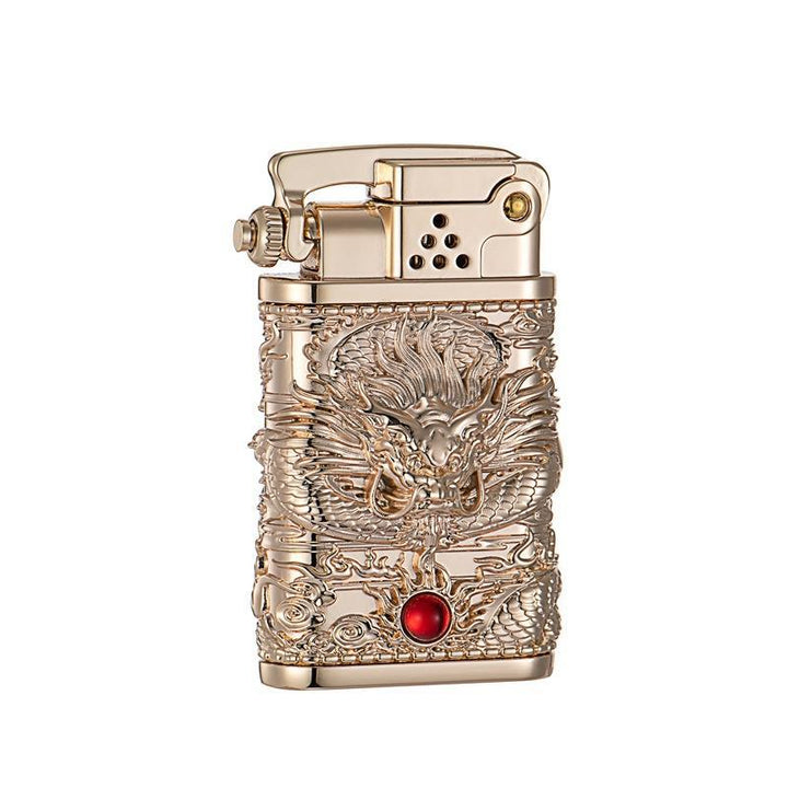 Dragon Wings Brass Kerosene Lighter | Stornfield