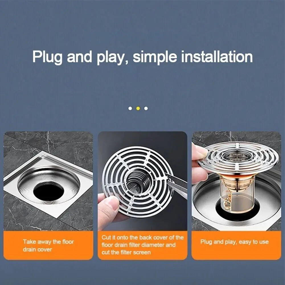 Stornfield | Magnetic Self-Closing Anti-Odor Bathroom Strainer Cover