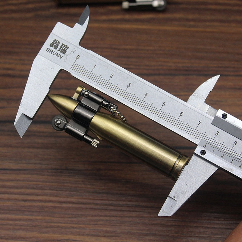 Jet Power Retro Metal Keychain Lighter | Stornfield