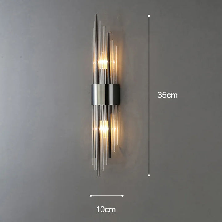 Stornfield | Elegant Gold LED Wall Sconce