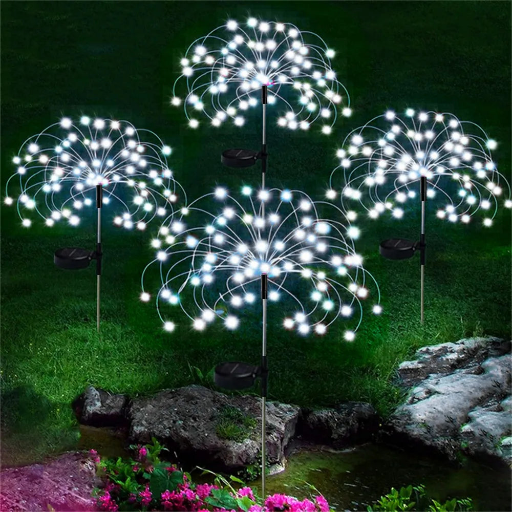 LED Solar Firework Fairy Outdoor Pathway Lights | Stornfield