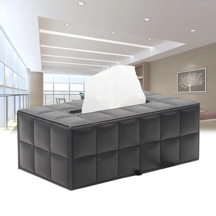 Stornfield | Modern Square Tissue Holder, Napkin Holder, Paper Box Dispenser, Tissue Box Cover for Home Office and Bathroom