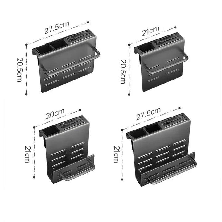 ChefSpace Wall-mounted Knife Holder with Cutting Board Storage – Stainless Steel Stornfield