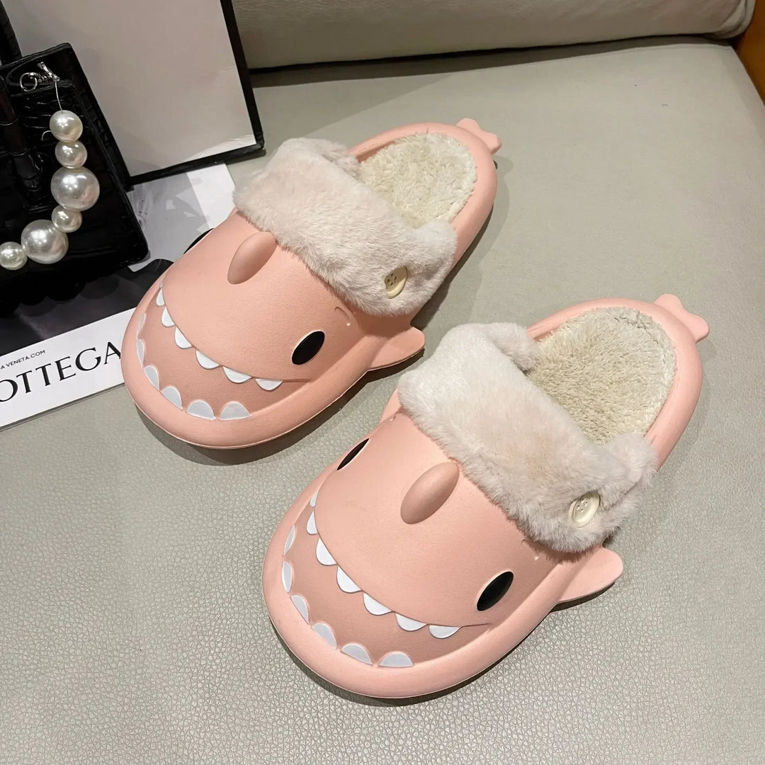 Funny Shark Slippers made of Cotton – Warm and Cozy Slippers for Men and Women, Non-Slip and Comfortable | Stornfield