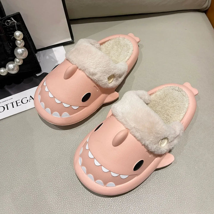 Funny Shark Slippers made of Cotton – Warm and Cozy Slippers for Men and Women, Non-Slip and Comfortable | Stornfield