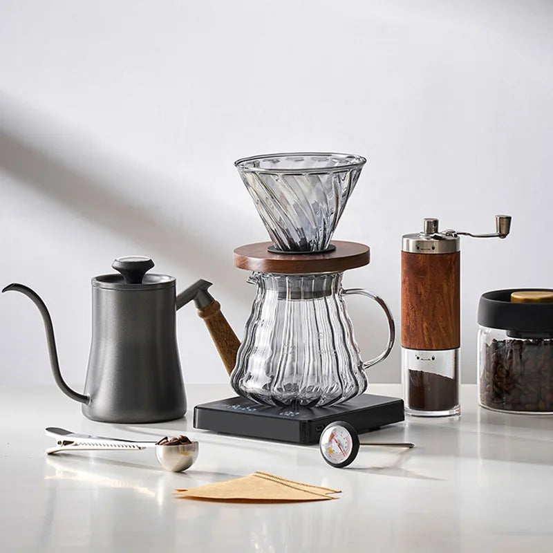 Stornfield | GIANXI Coffee Machine with Gooseneck Spout and Lid, French Press Coffee Maker, Water Kettle, Long Opening, Coffee Accessories