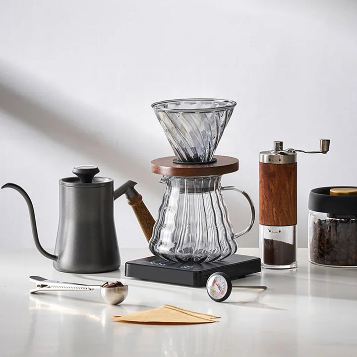Stornfield | GIANXI Coffee Machine with Gooseneck Spout and Lid, French Press Coffee Maker, Water Kettle, Long Opening, Coffee Accessories